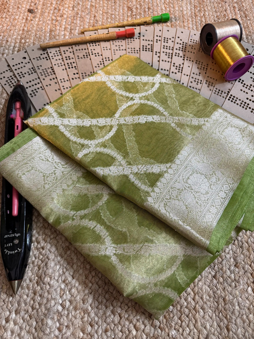 Eccentric zari weave Softsilk Banarasi saree