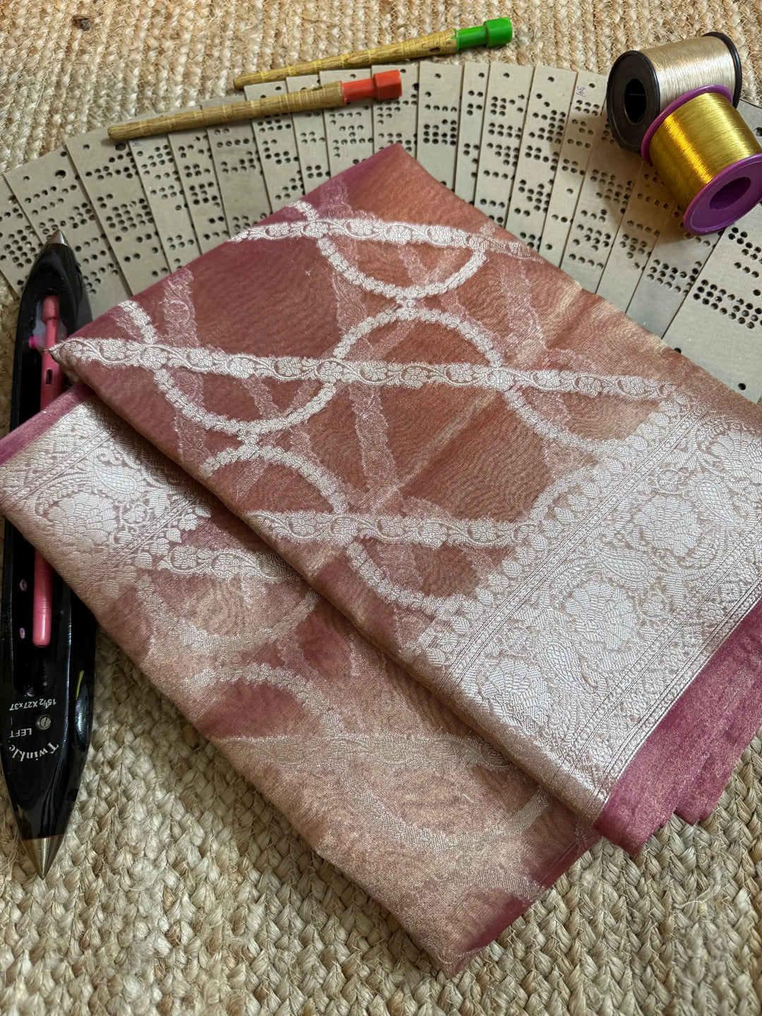 Eccentric zari weave Softsilk Banarasi saree