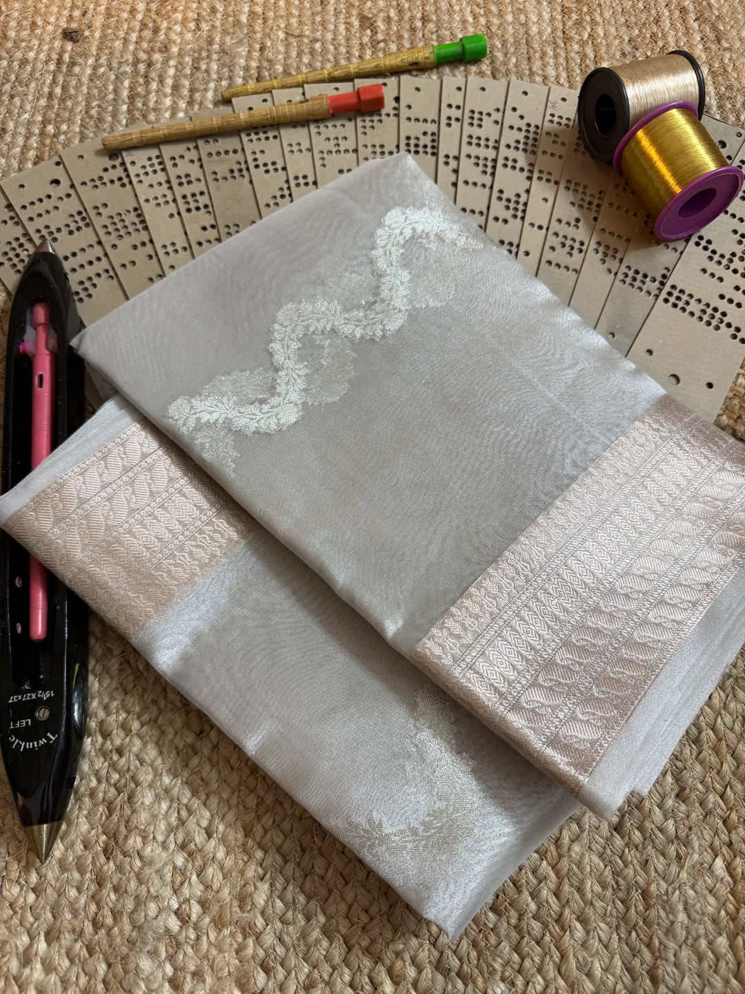 Eccentric zari weave Softsilk Banarasi saree