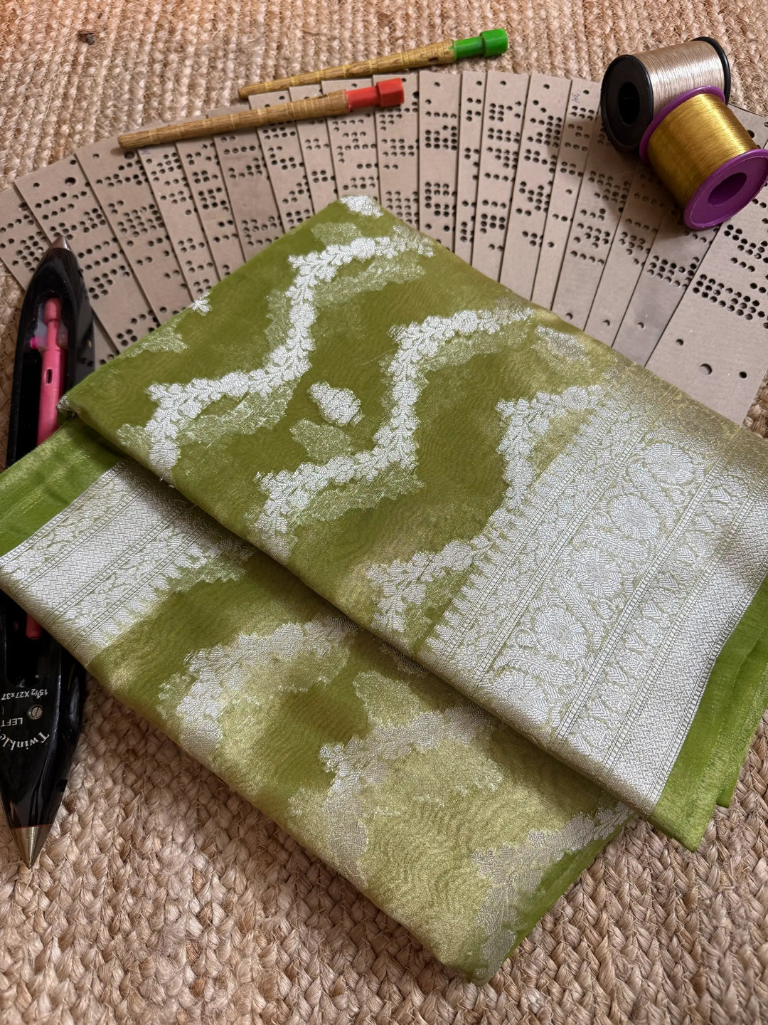 Eccentric zari weave Softsilk Banarasi saree