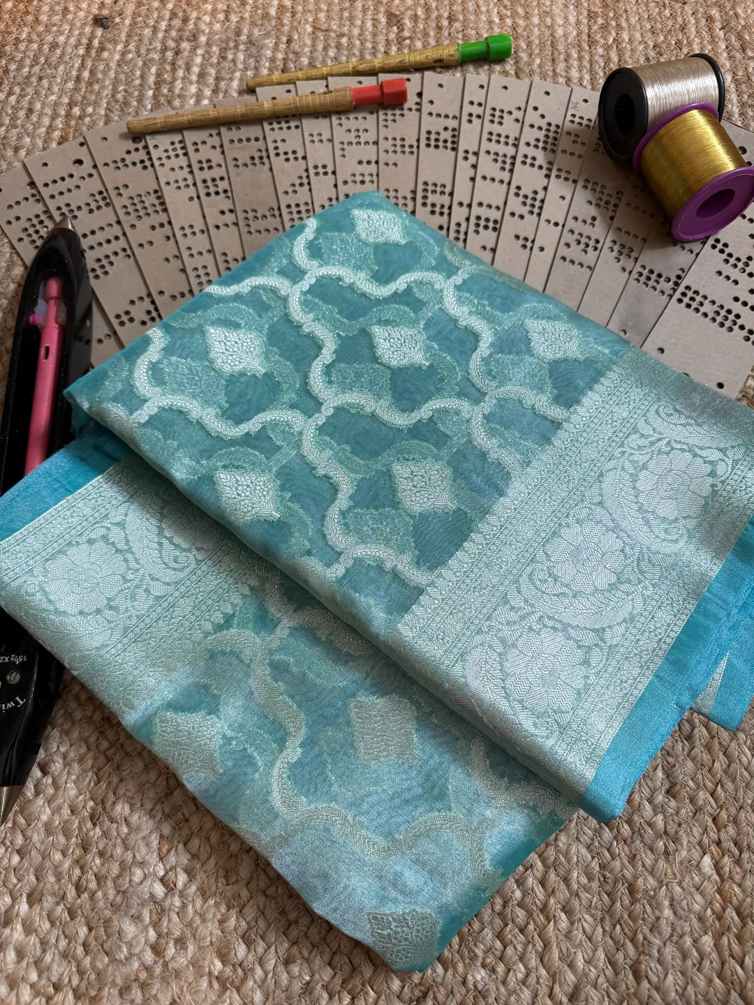 Eccentric zari weave Softsilk Banarasi saree