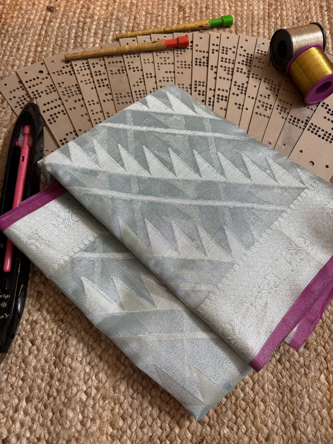 Eccentric zari weave Softsilk Banarasi saree
