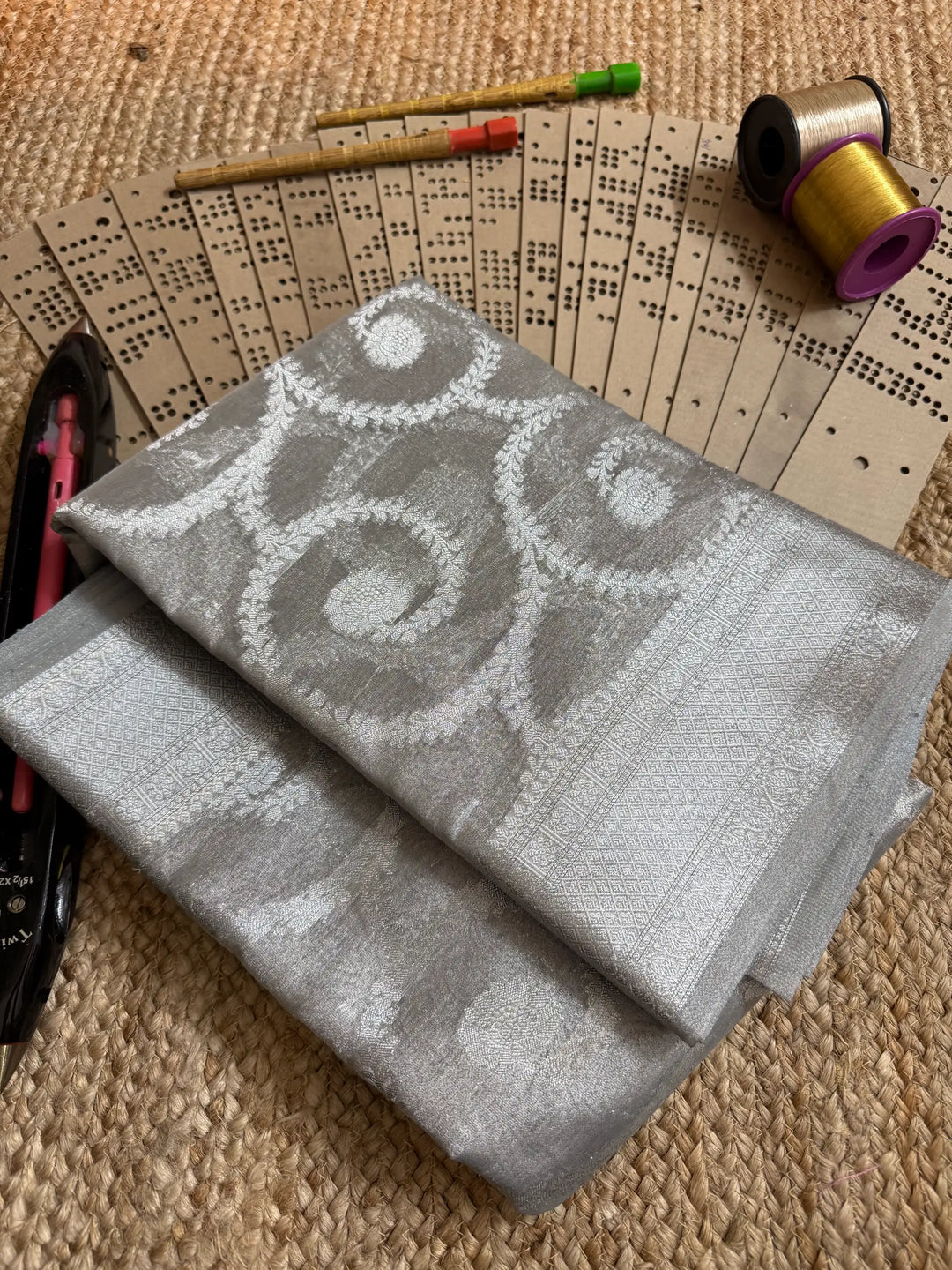 Eccentric zari weave Softsilk Banarasi saree