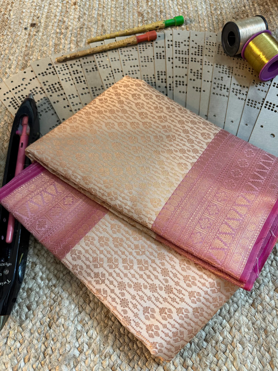 Eccentric zari weave Softsilk Banarasi saree