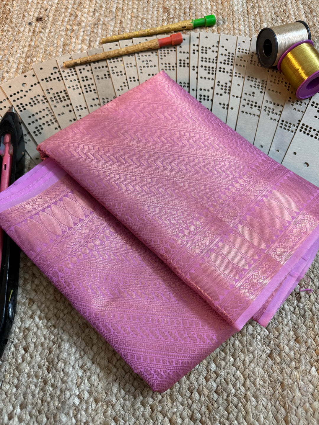 Eccentric zari weave Softsilk Banarasi saree