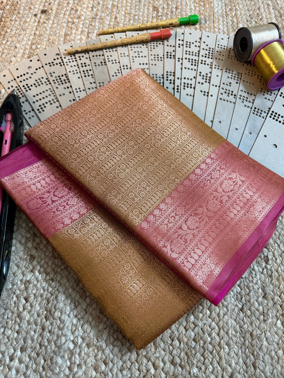 Eccentric zari weave Softsilk Banarasi saree