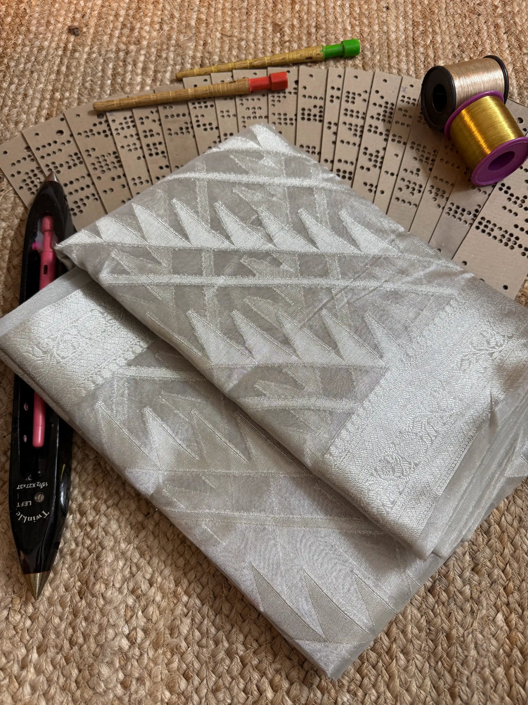 Eccentric zari weave Softsilk Banarasi saree