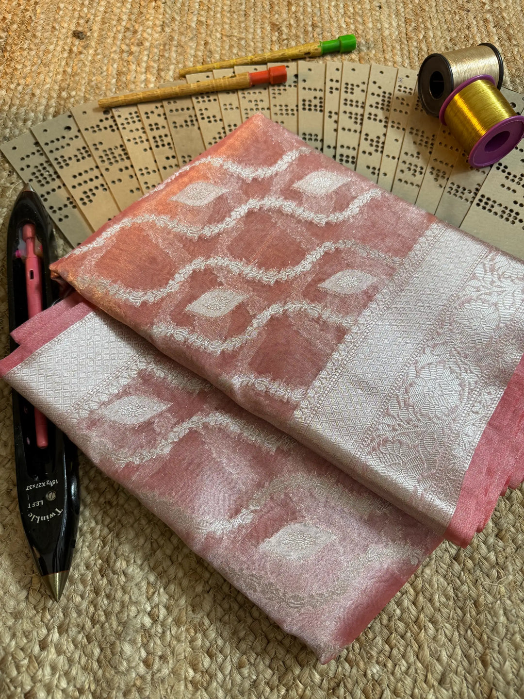 Eccentric zari weave Softsilk Banarasi saree