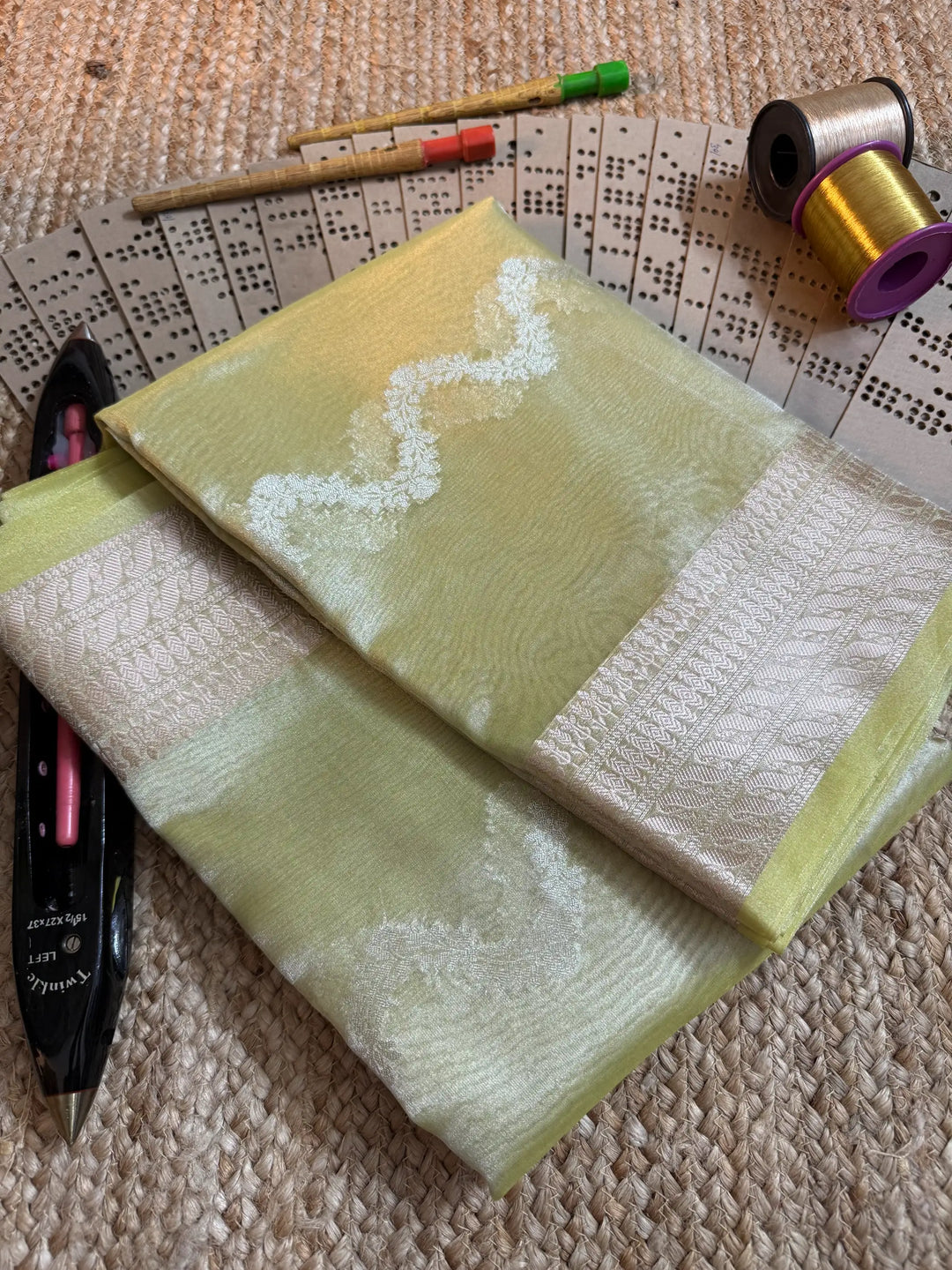 Eccentric zari weave Softsilk Banarasi saree