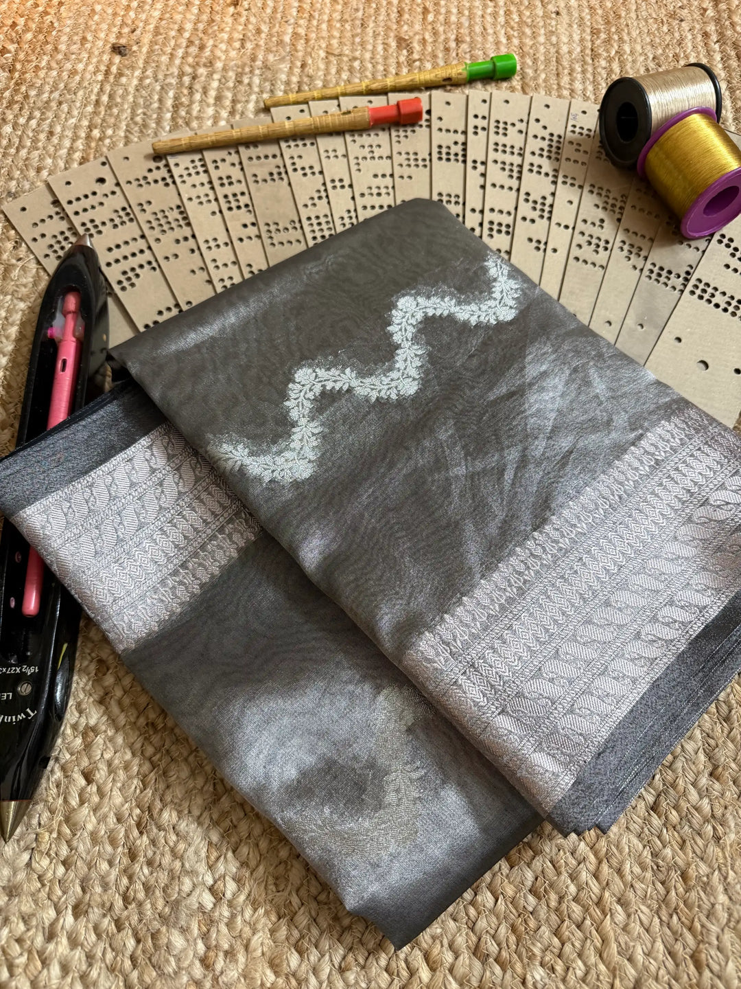 Eccentric zari weave Softsilk Banarasi saree