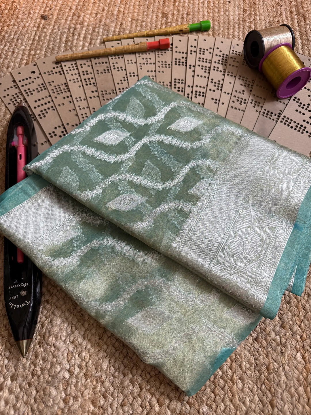 Eccentric zari weave Softsilk Banarasi saree