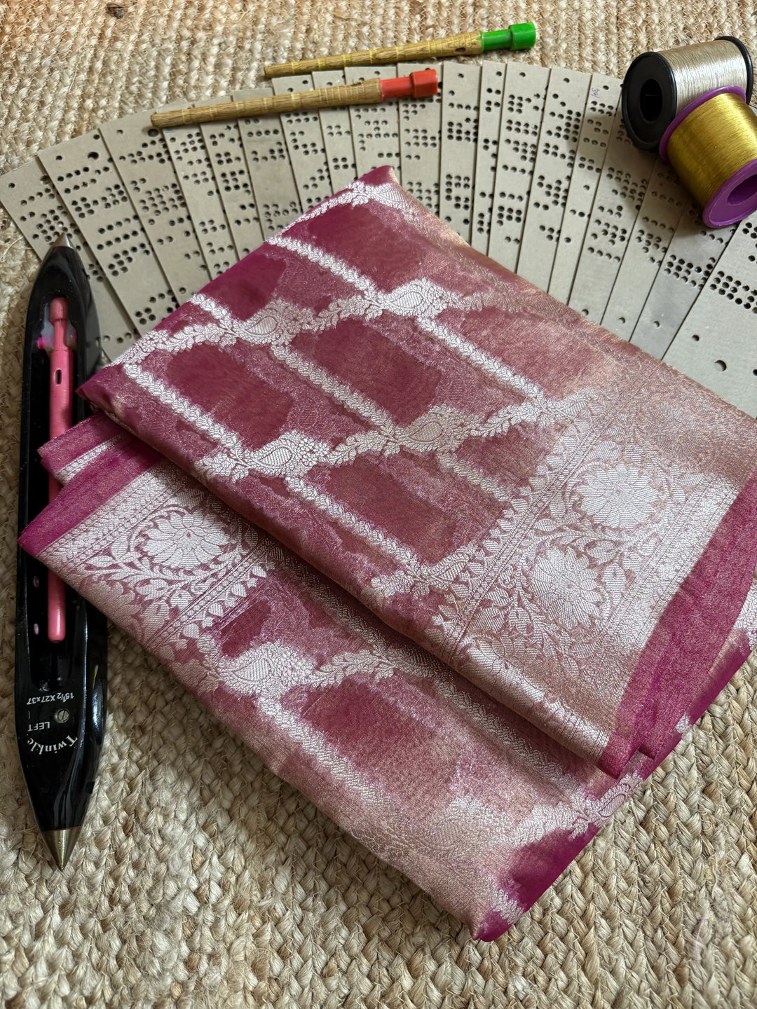 Eccentric zari weave Softsilk Banarasi saree