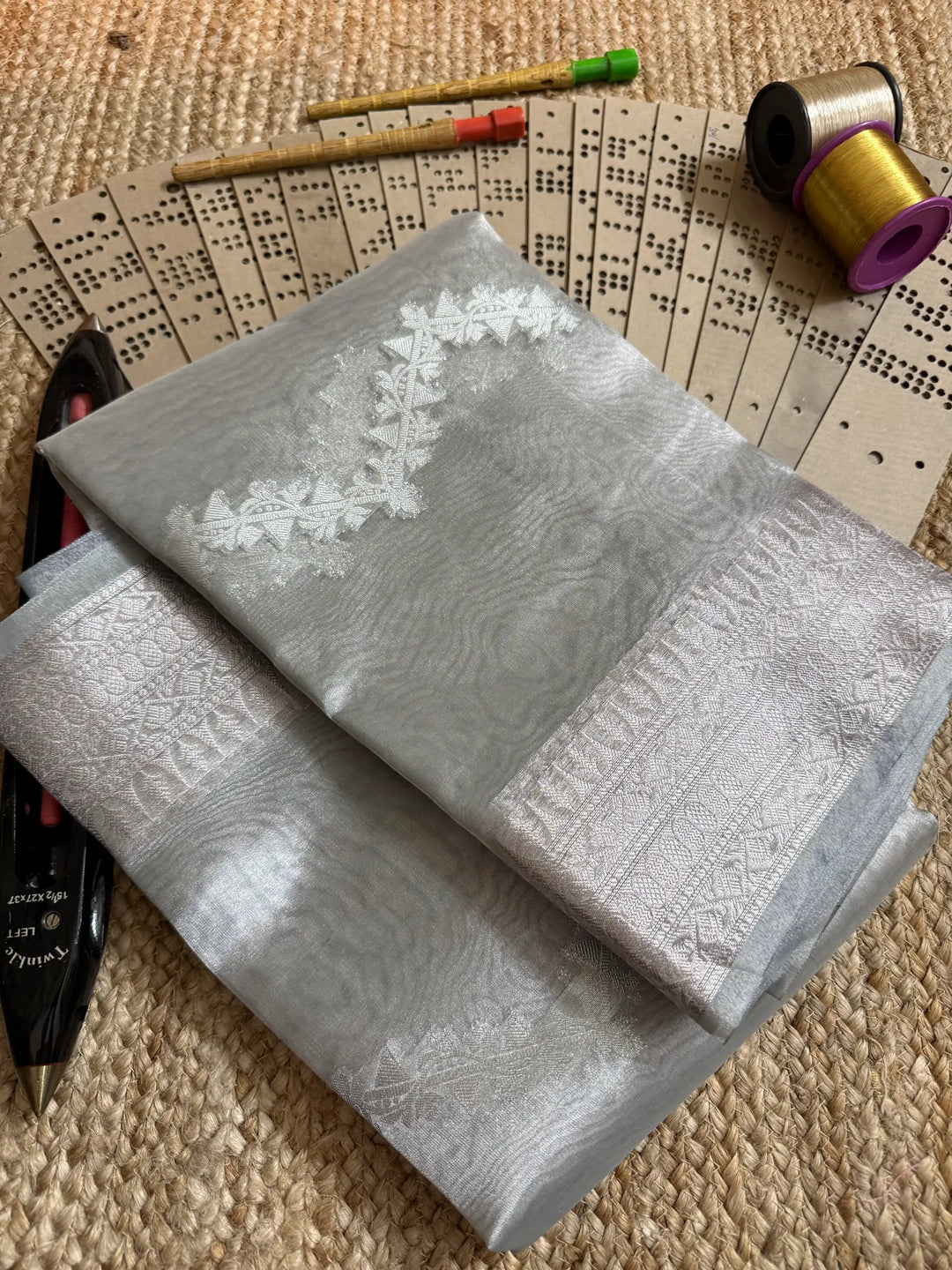 Eccentric zari weave Softsilk Banarasi saree