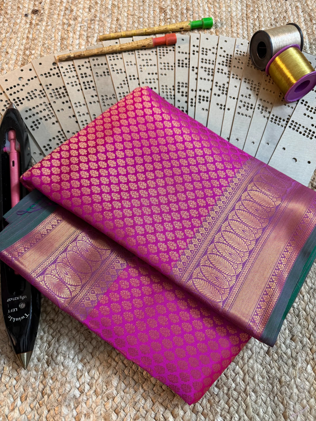 Eccentric zari weave Softsilk Banarasi saree