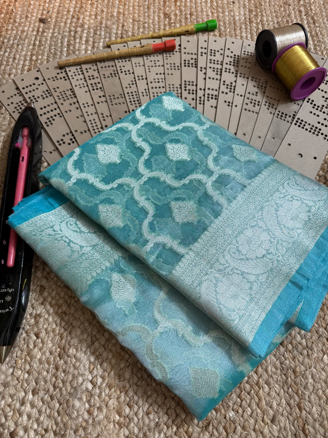 Eccentric zari weave Softsilk Banarasi saree