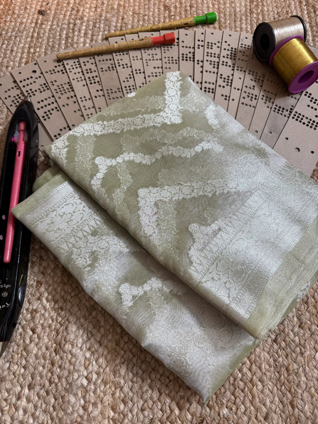 Eccentric zari weave Softsilk Banarasi saree