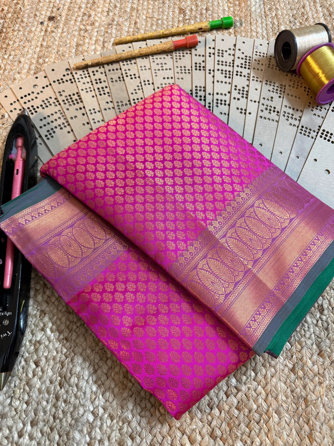 Eccentric zari weave Softsilk Banarasi saree