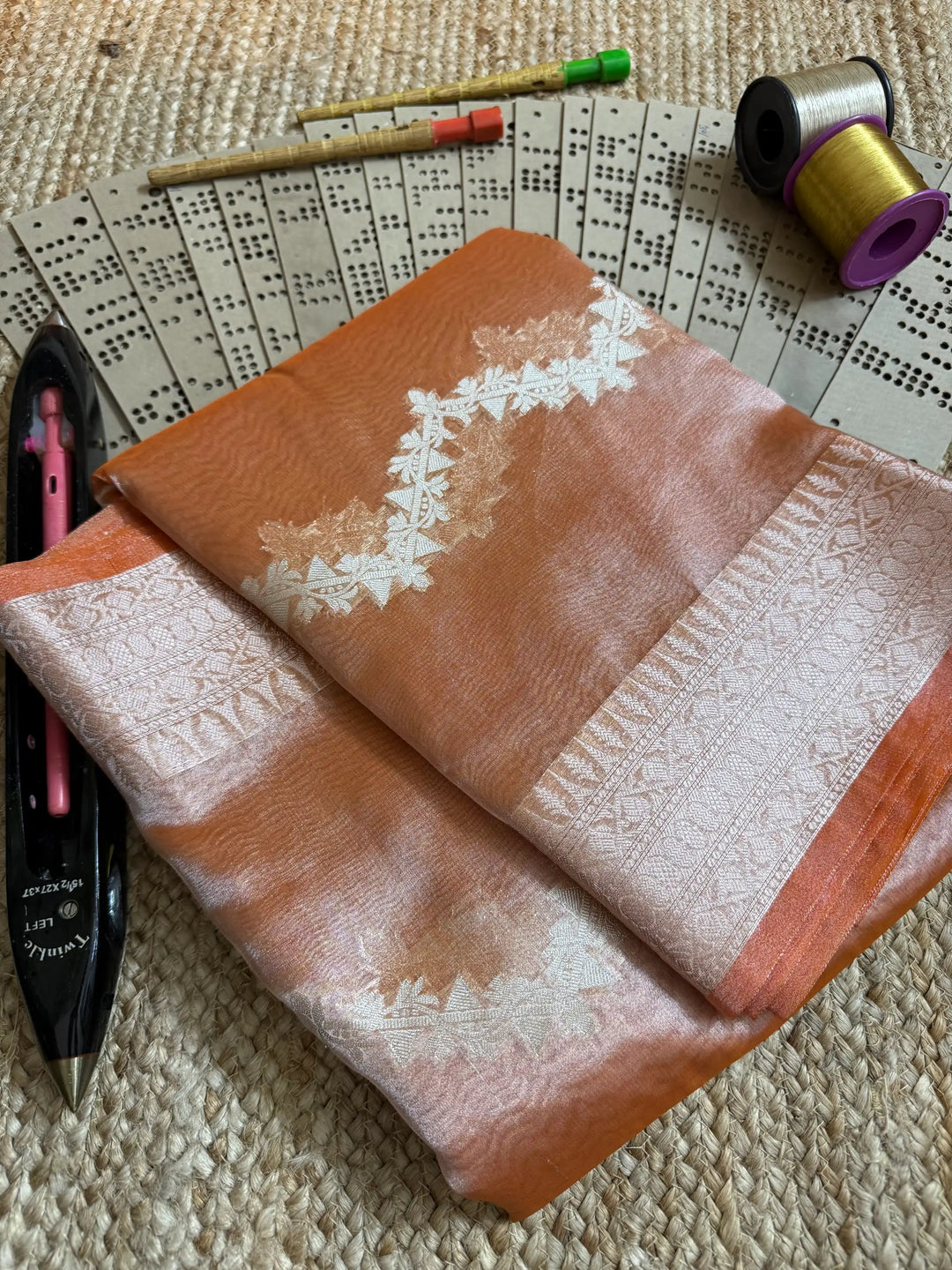 Eccentric zari weave Softsilk Banarasi saree