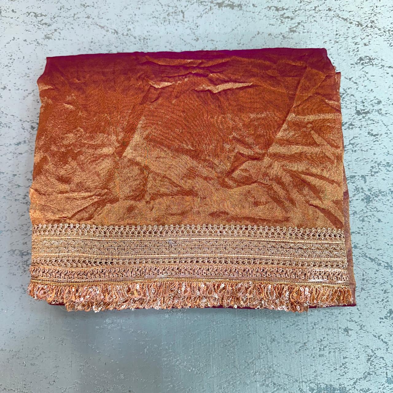 Heeramandi inspired GLASS TISSUE SILK SAREE