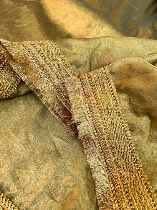 Heeramandi inspired GLASS TISSUE SILK SAREE