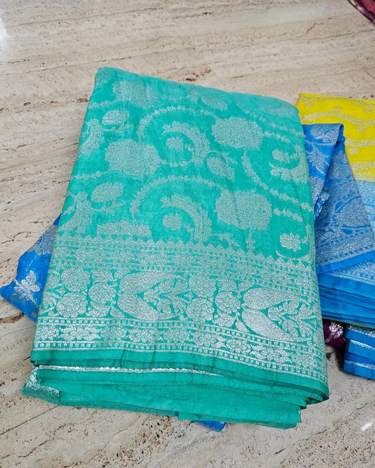 Soft handloom katan silk saree