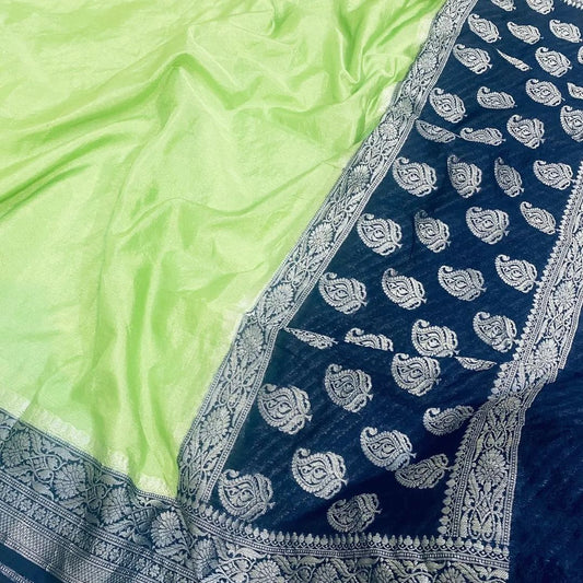 Light Green Soft mysore silk saree