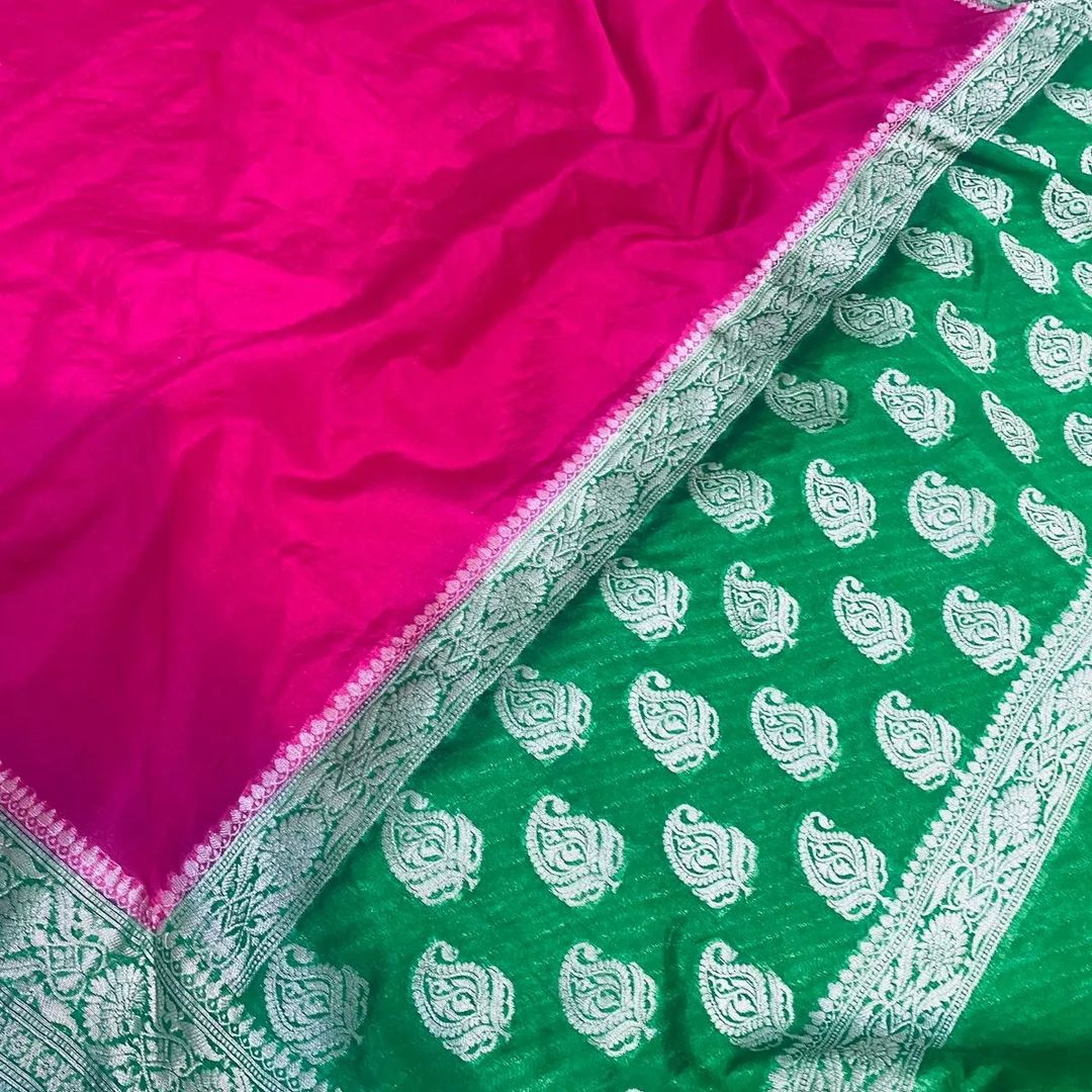 Rani Pink Soft mysore silk saree