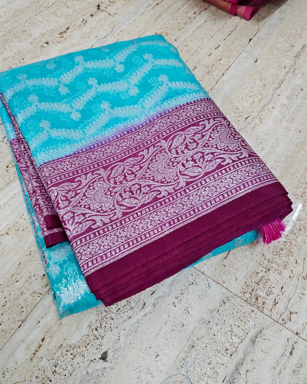 Soft handloom katan silk saree