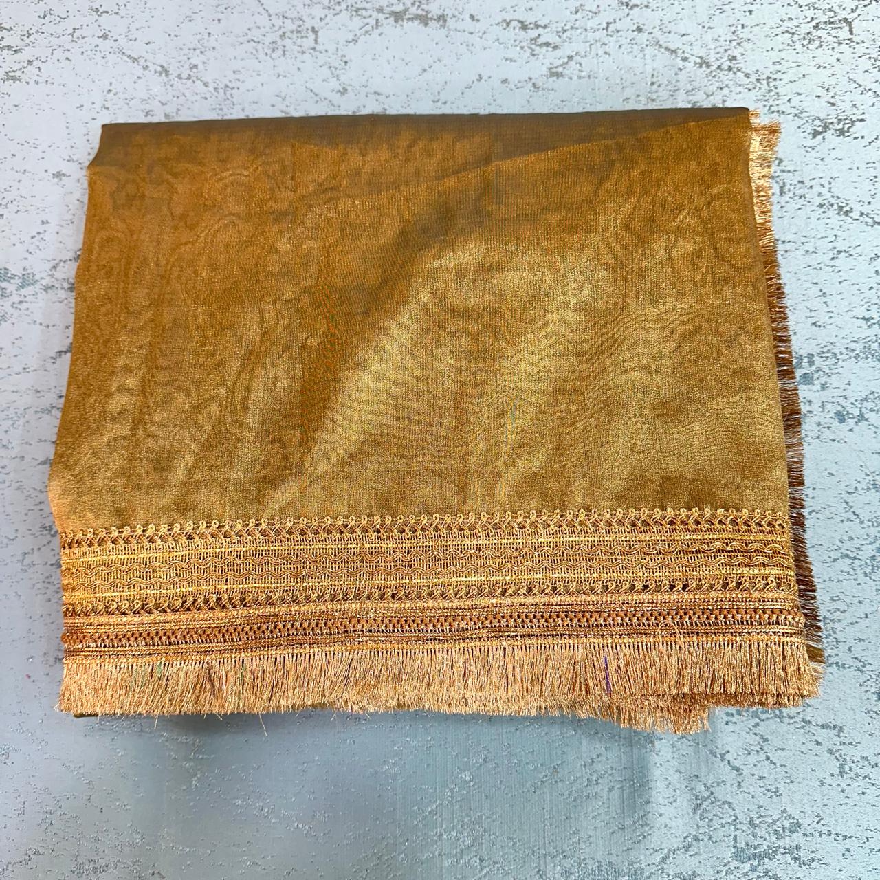 Heeramandi inspired GLASS TISSUE SILK SAREE