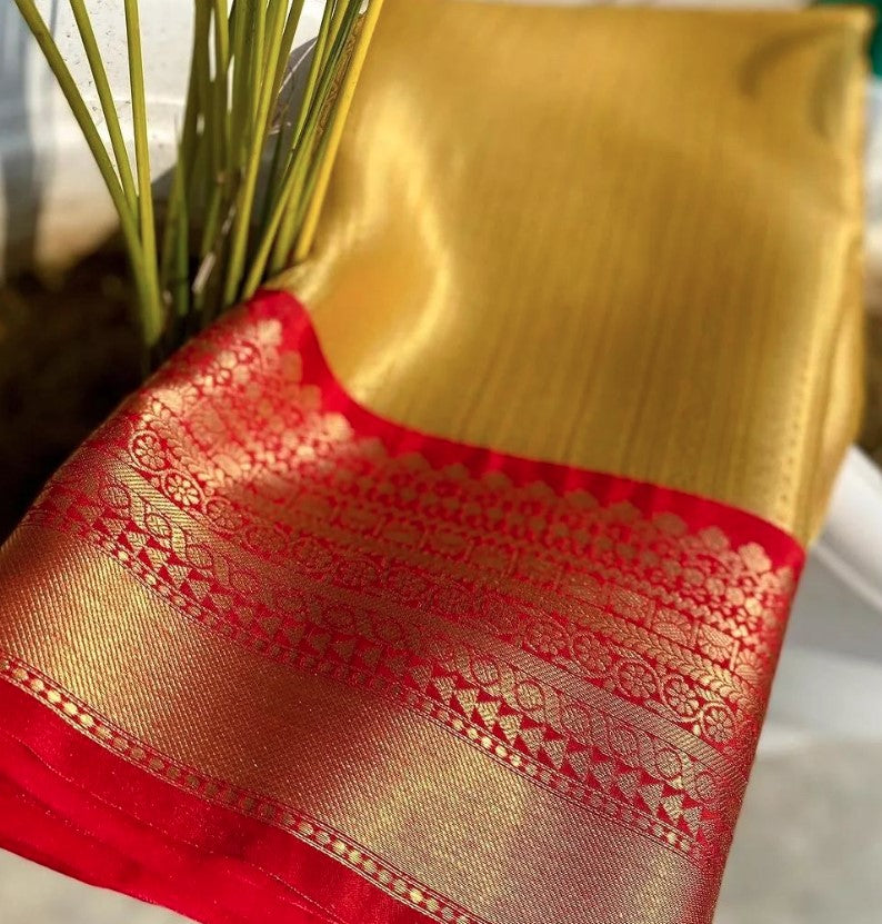 Nita Ambani mam inspired kanchipuram tissue silk saree