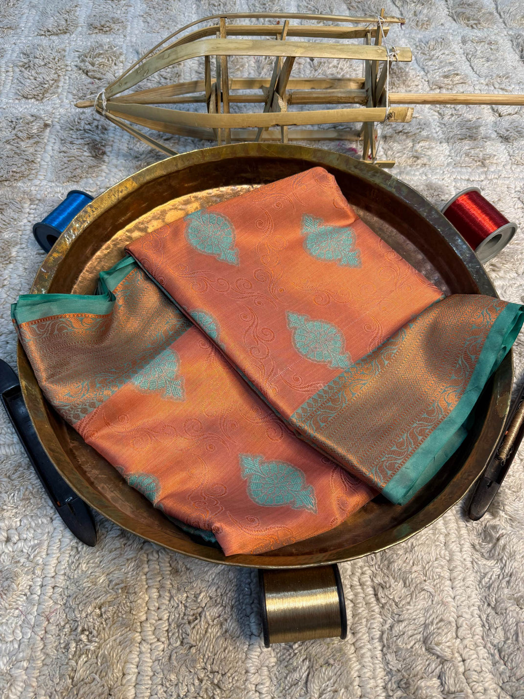 Eccentric zari weave Softsilk Banarasi Saree
