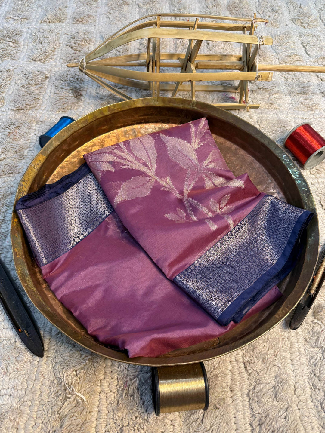 Eccentric zari weave Softsilk Banarasi Saree