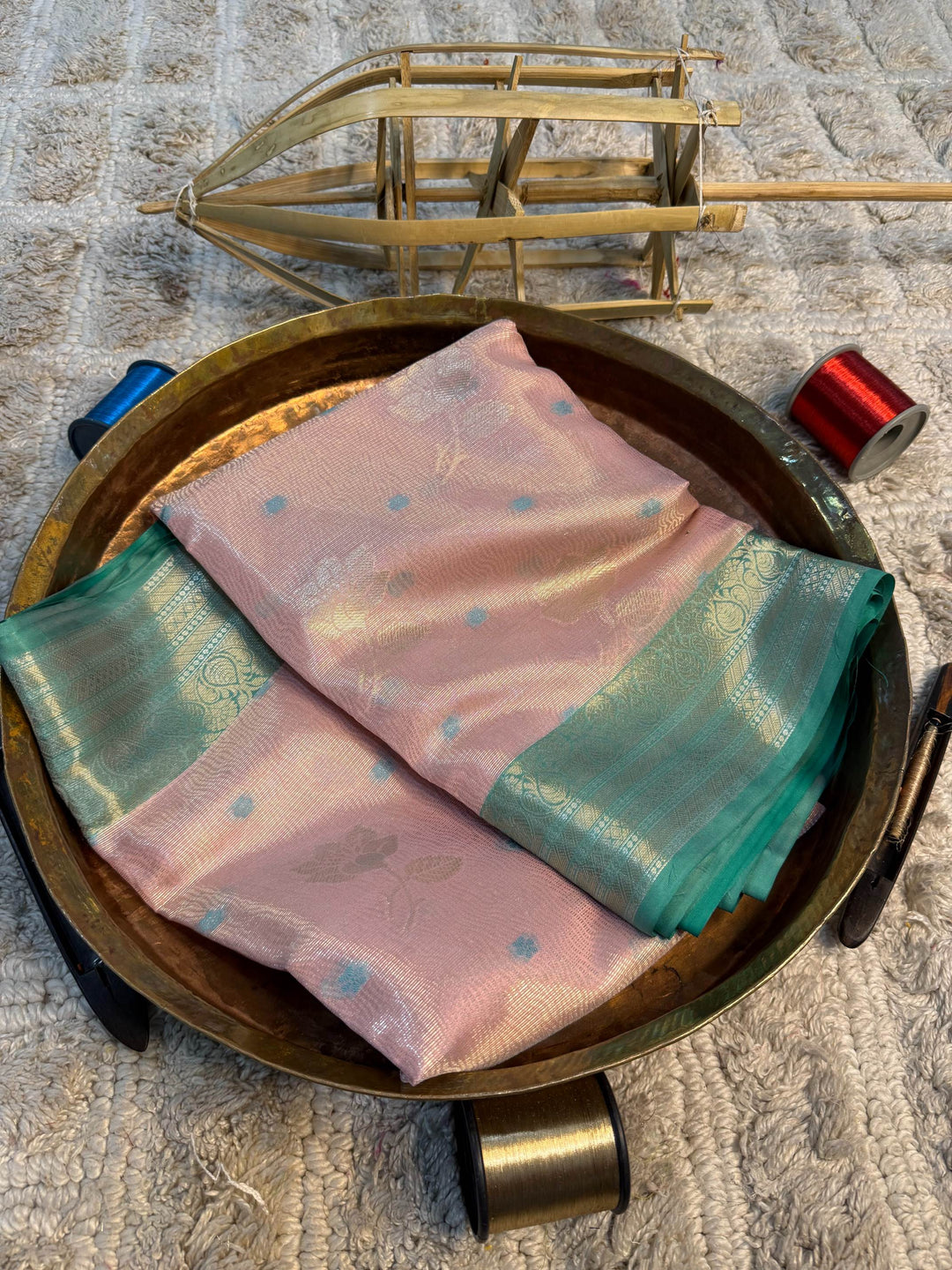Eccentric zari weave Softsilk Banarasi Saree