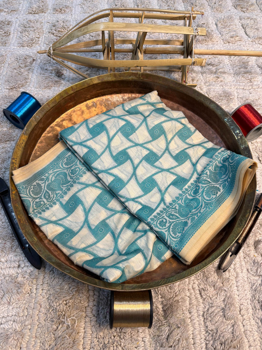 Eccentric zari weave Softsilk Banarasi Saree