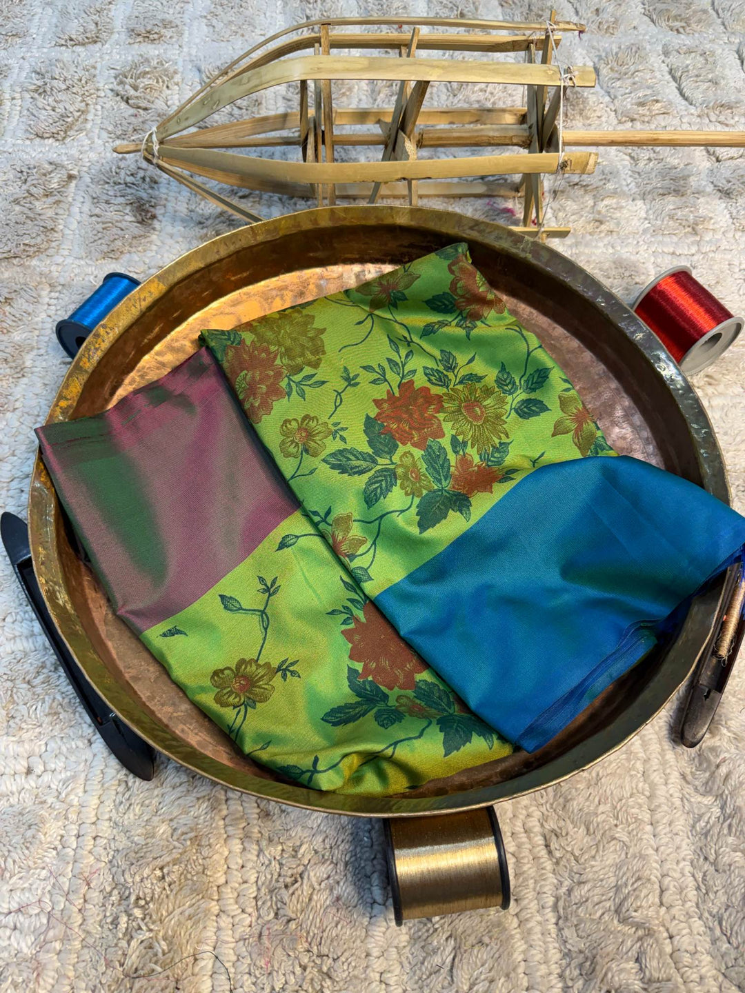 Eccentric zari weave Softsilk Banarasi Saree