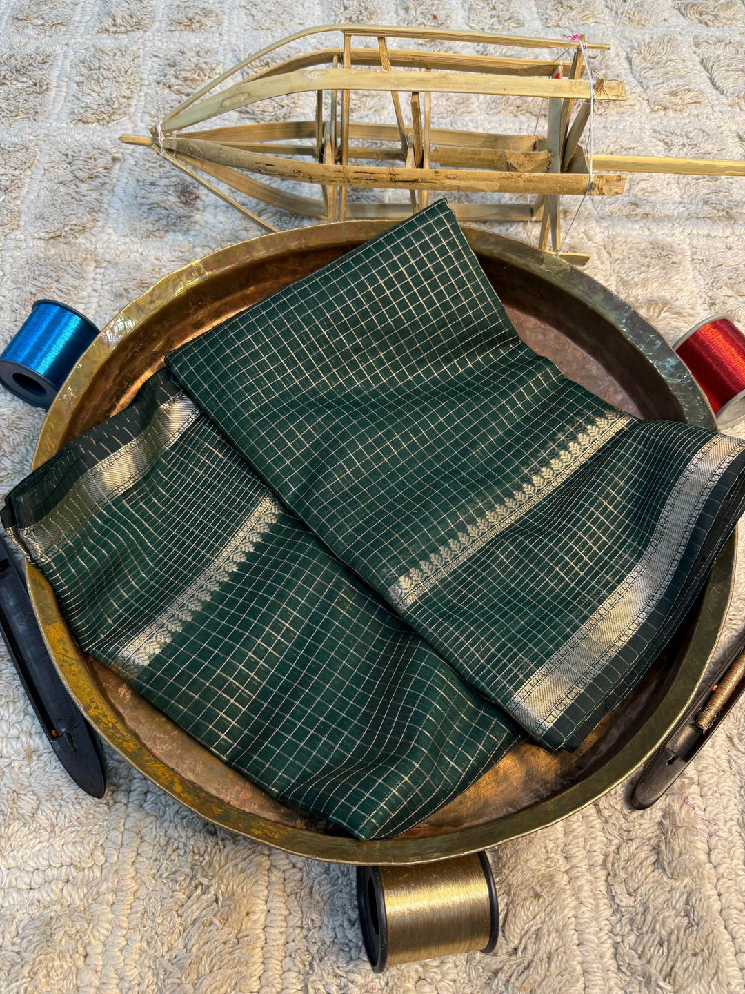 Eccentric zari weave Softsilk Banarasi Saree