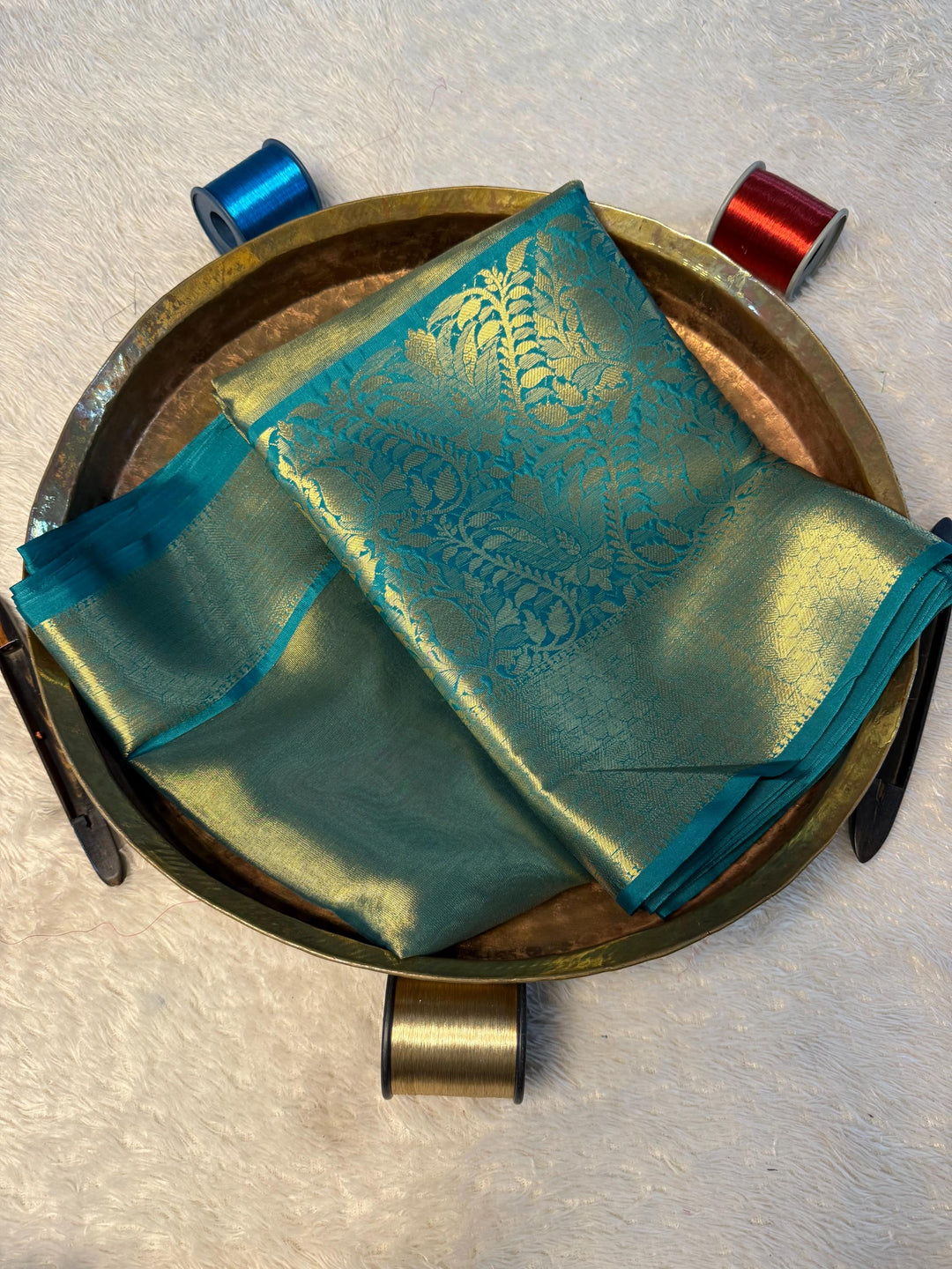 Eccentric Zari weave Softsilk Banarasi Saree