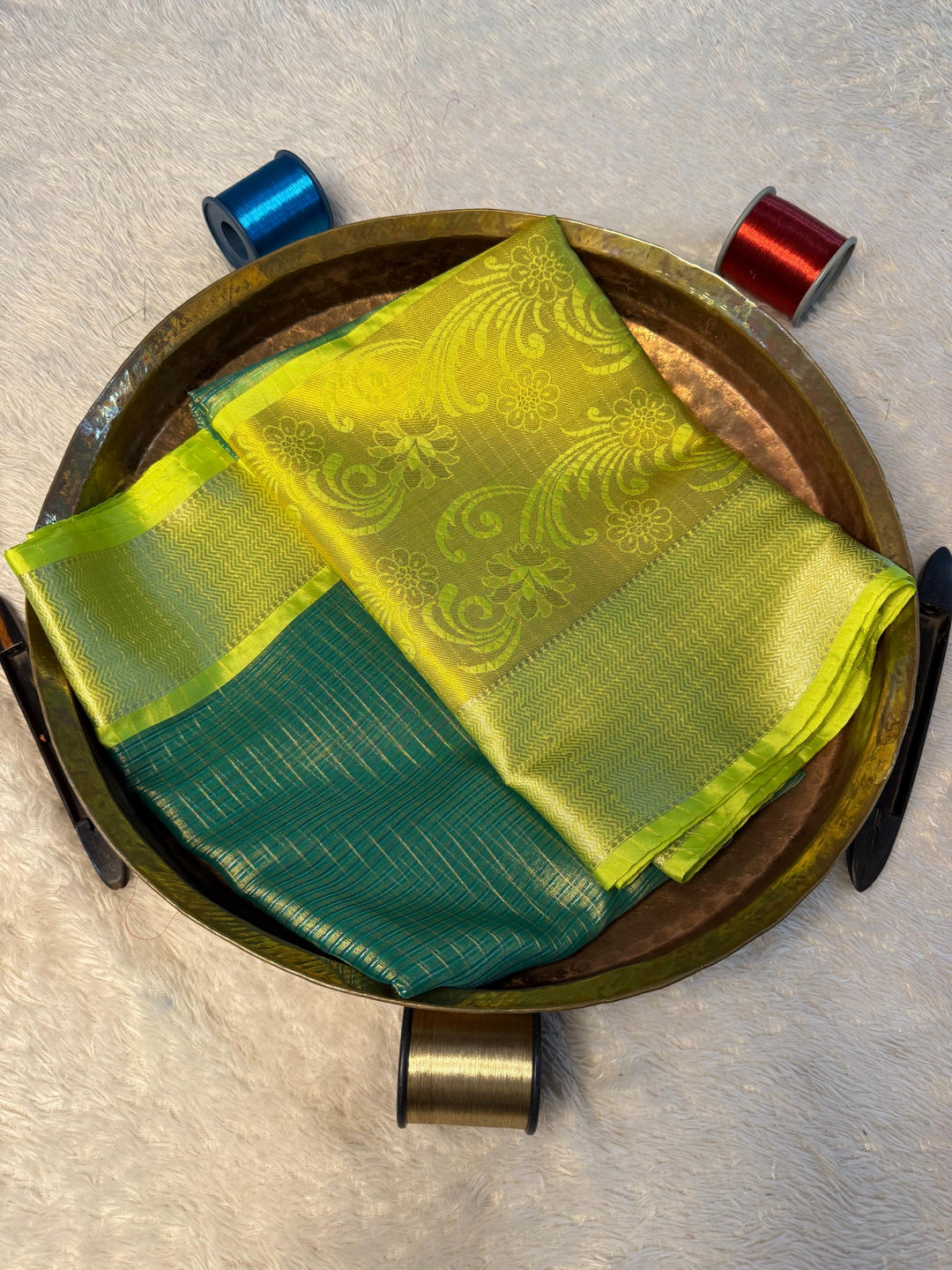 Eccentric Zari weave Softsilk Banarasi Saree