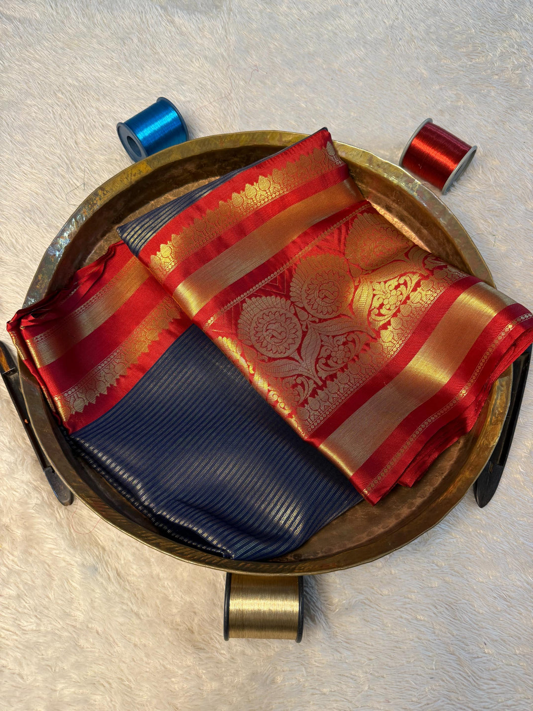 Eccentric Zari weave Softsilk Banarasi Saree
