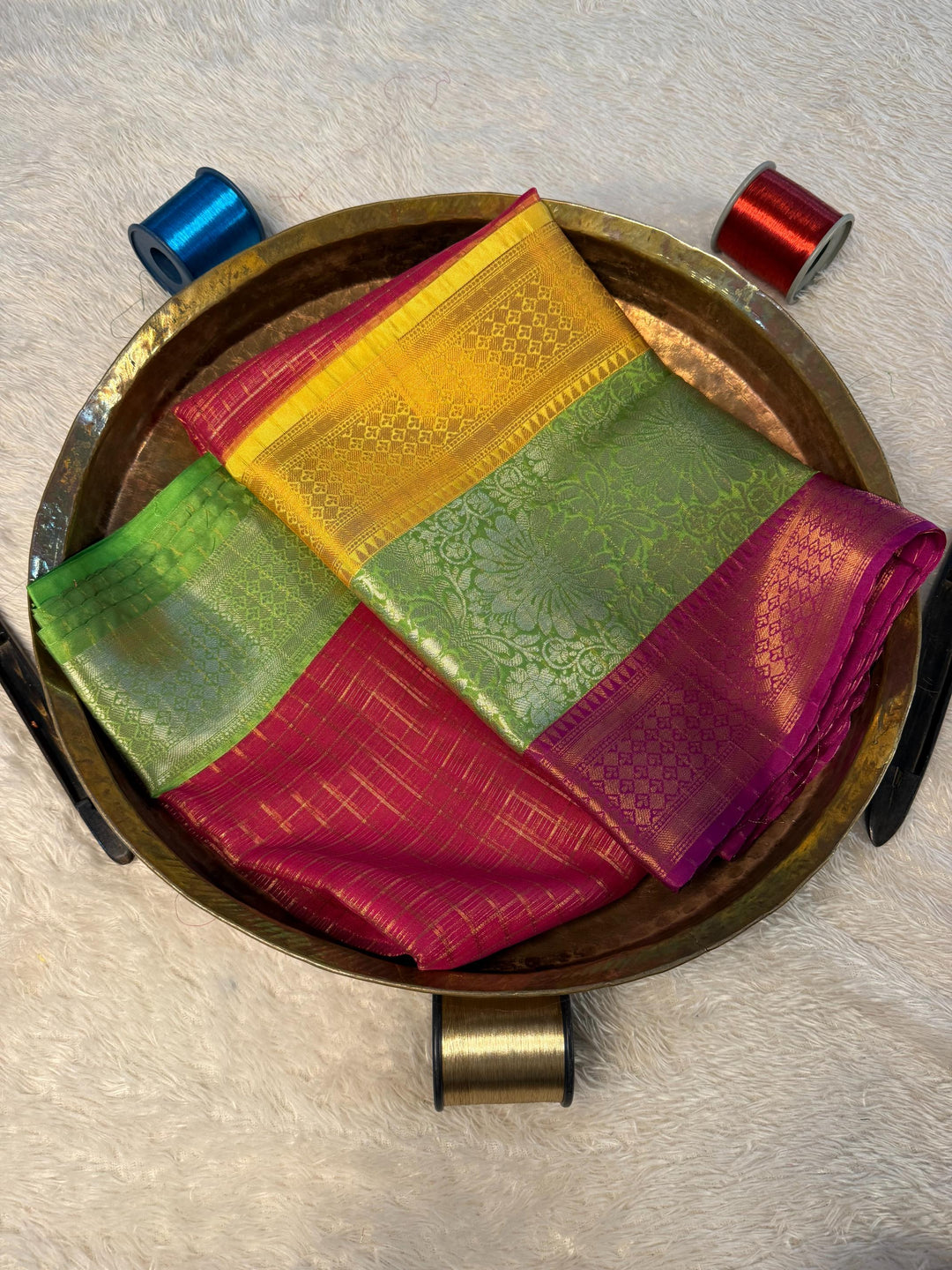 Eccentric Zari weave Softsilk Banarasi Saree