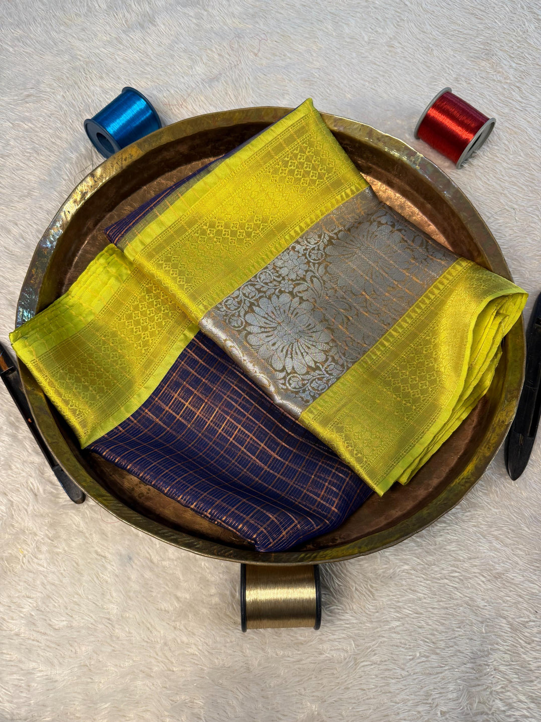 Eccentric Zari weave Softsilk Banarasi Saree
