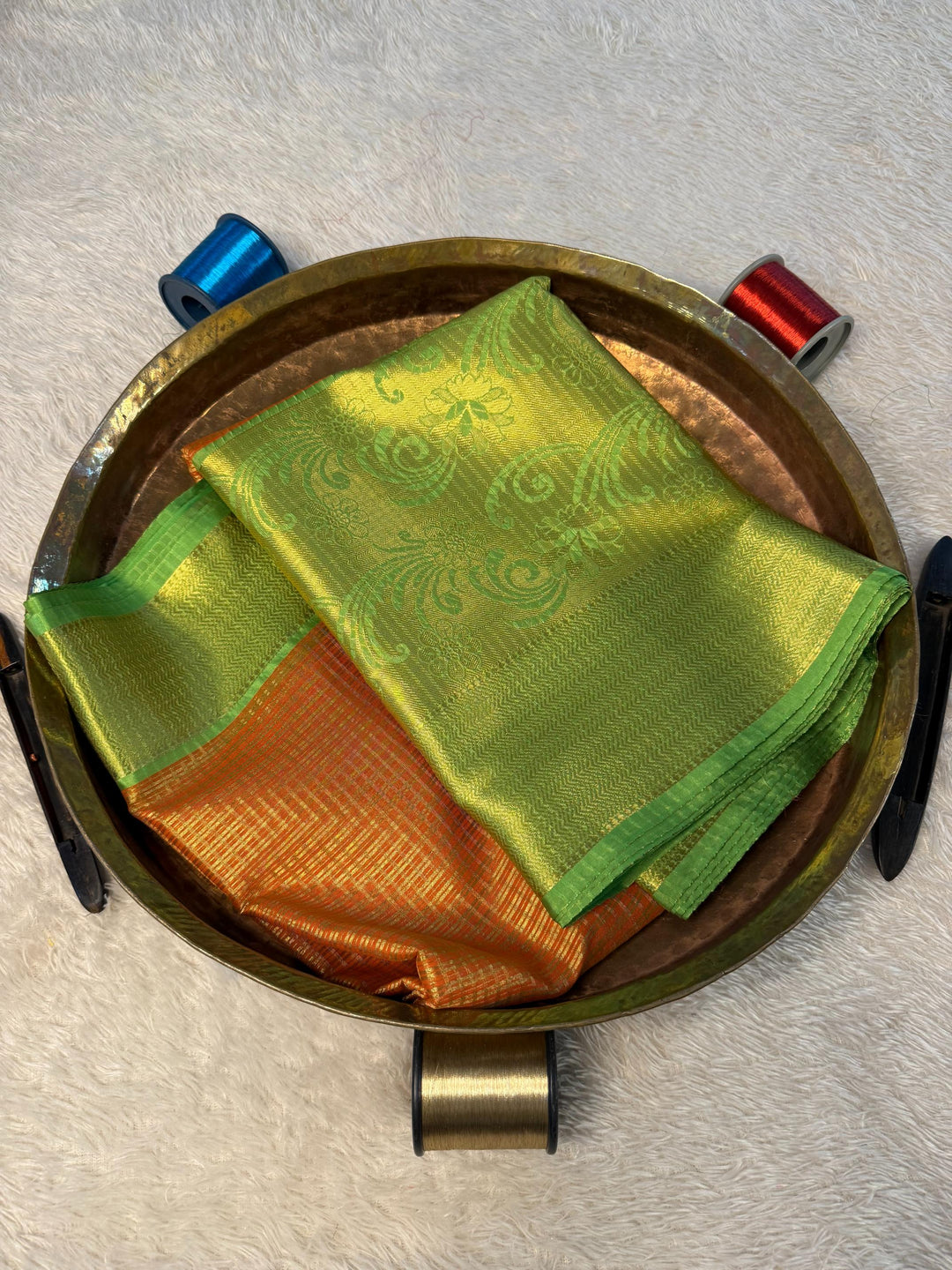 Eccentric Zari weave Softsilk Banarasi Saree