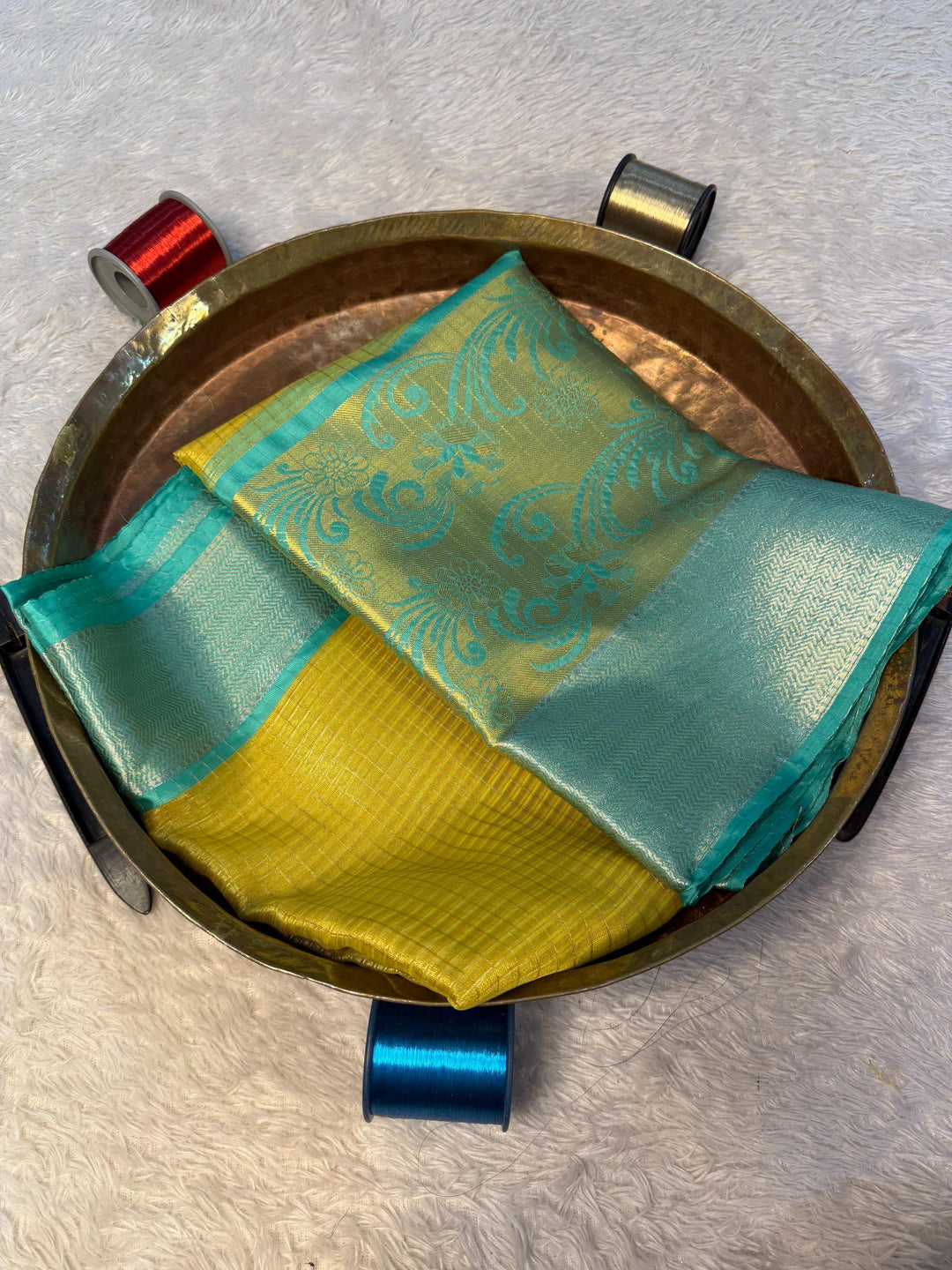 Eccentric Zari weave Softsilk Banarasi Saree