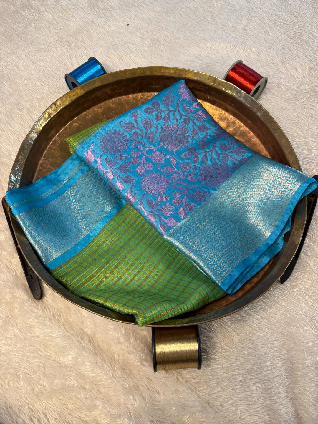 Eccentric Zari weave Softsilk Banarasi Saree