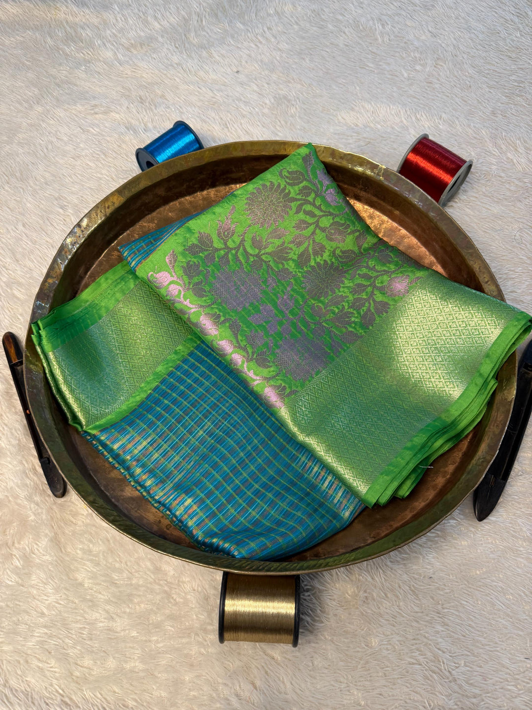 Eccentric Zari weave Softsilk Banarasi Saree