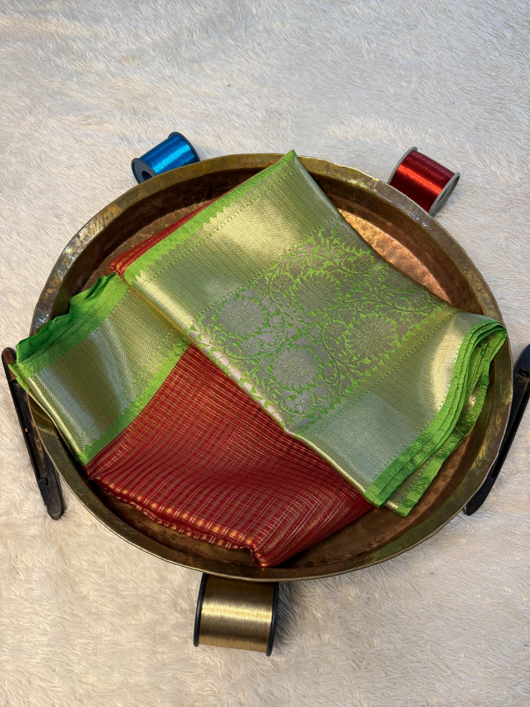 Eccentric Zari weave Softsilk Banarasi Saree