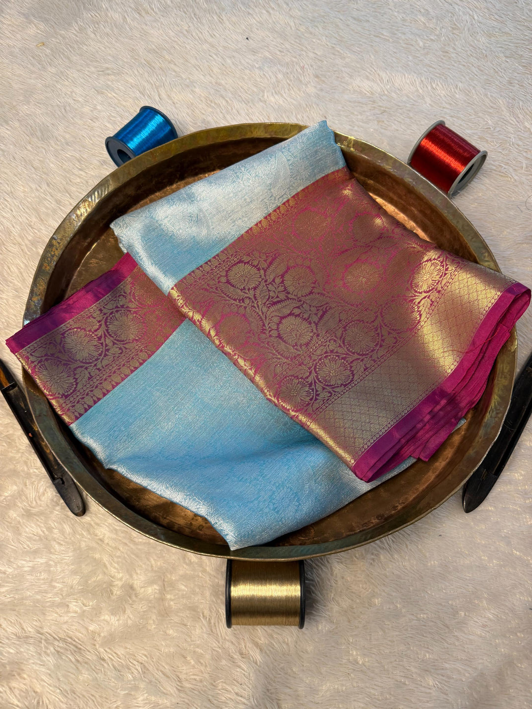 Trending Softsilk Jacquard Unique Banarasi Saree