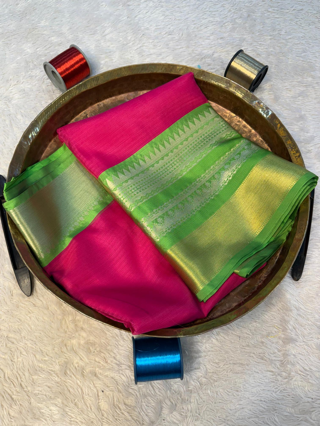 Trending Softsilk Jacquard Unique Banarasi Saree