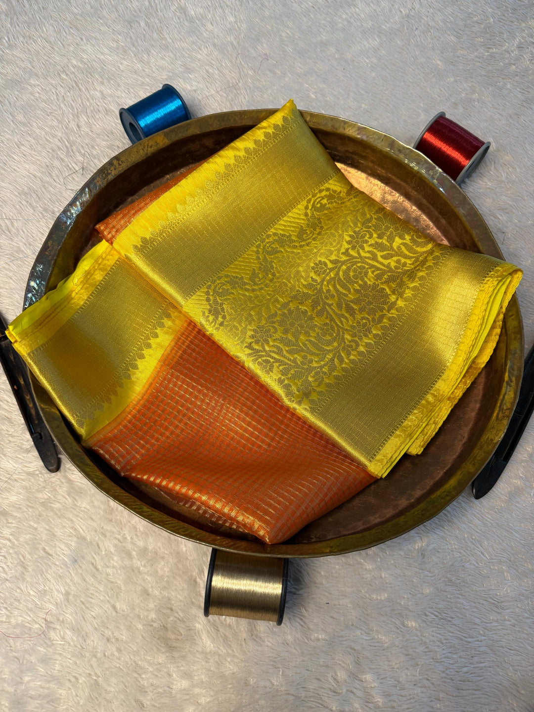 Eccentric Zari weave Softsilk Banarasi Saree