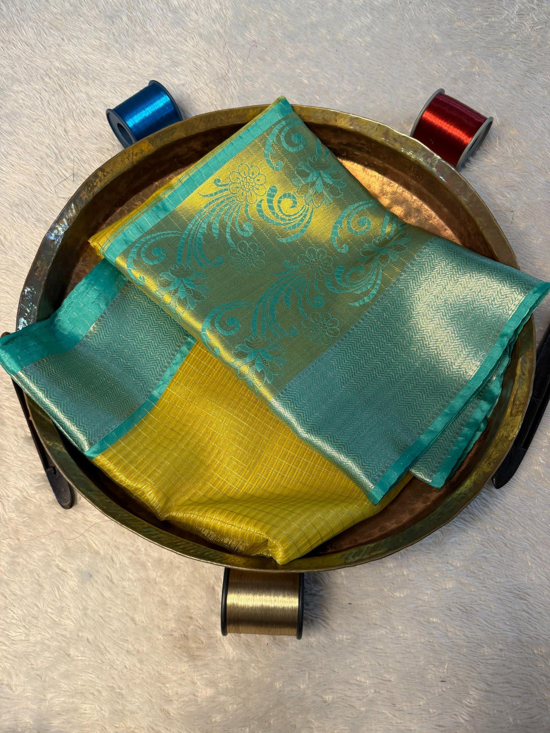 Eccentric Zari weave Softsilk Banarasi Saree